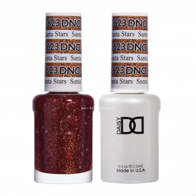 DND Daisy Gel & Nail Polish Duo - Santa Stars 623 - 2 x 15ml
