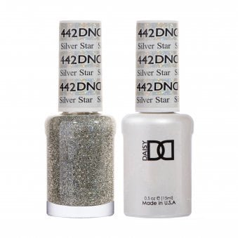Daisy Gel & Nail Polish Duo - Silver Star 442 - 2 x 15ml