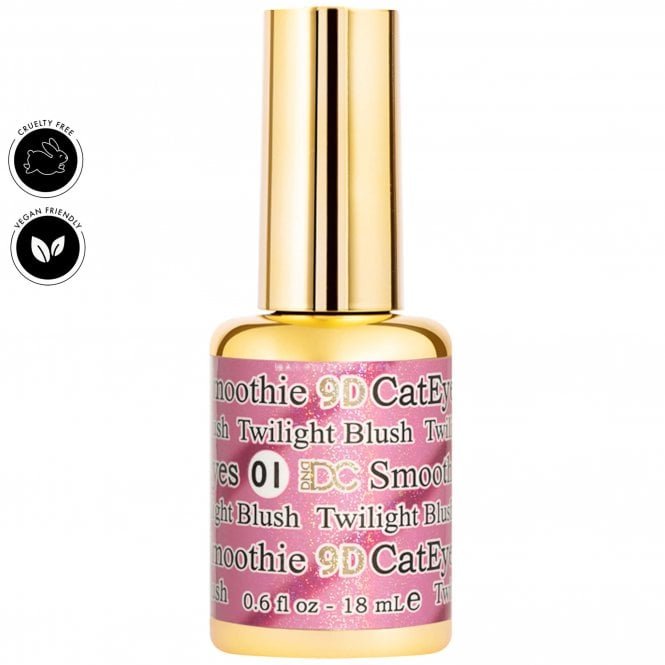 DND DC 9D Cat Eye Gel Polish - 01 - Twilight Blush 18ml (DC-9D-CE-01)