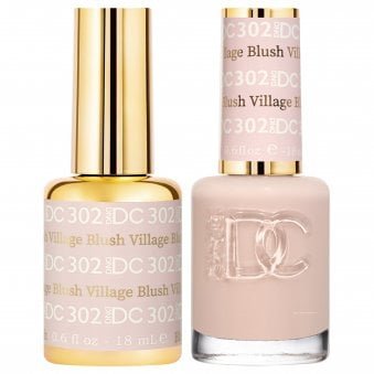 DC Duo Gel & Nail Polish Set - Blush Village 302 - 2 x 18ml