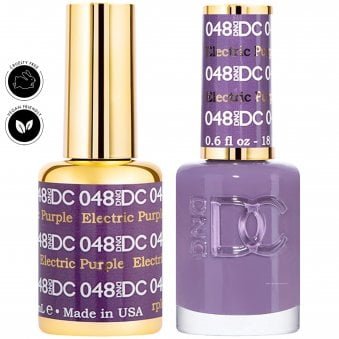 DC Duo Gel & Nail Polish Set - Electric Purple 048 - 2 x 18ml