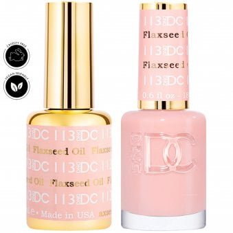 DC Duo Gel & Nail Polish Set - Flaxseed Oil 113 - 2 x 18ml