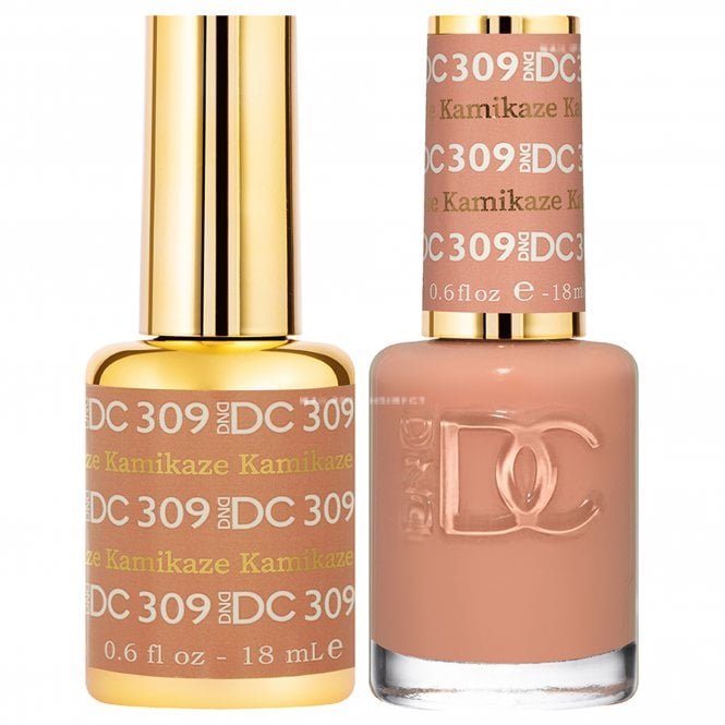 DND DC Duo Gel & Nail Polish Set - Kamikaze 309 - 2 x 18ml