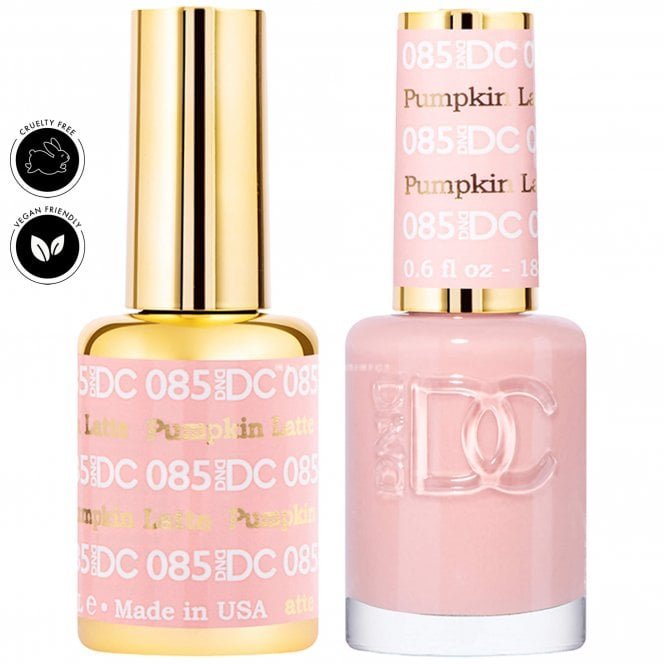 DND DC Pumpkin Latte Duo Gel & Nail Polish Set (2 x 18ml) | Nail Polish ...