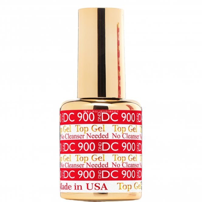 DND DC Gel Polish - Non Wipe Topcoat 900 18ml