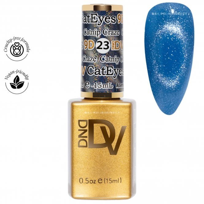 DND Diva 9D Cat Eye Candy Gel Polish Collection - 23 - Catnip Craze 15ml (DIVA-CE9D-23)