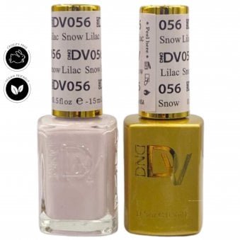 Diva Duo Gel & Nail Polish Set - Frosted Chai - Lilac Snow 056 - 2 x 15ml