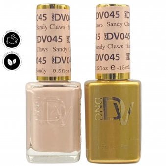 Diva Duo Gel & Nail Polish Set - Frosted Chai - Sandy Claws 045 - 2 x 15ml
