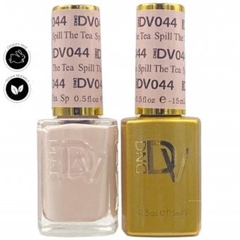 Diva Duo Gel & Nail Polish Set - Frosted Chai - Spill The Tea 044 - 2 x 15ml