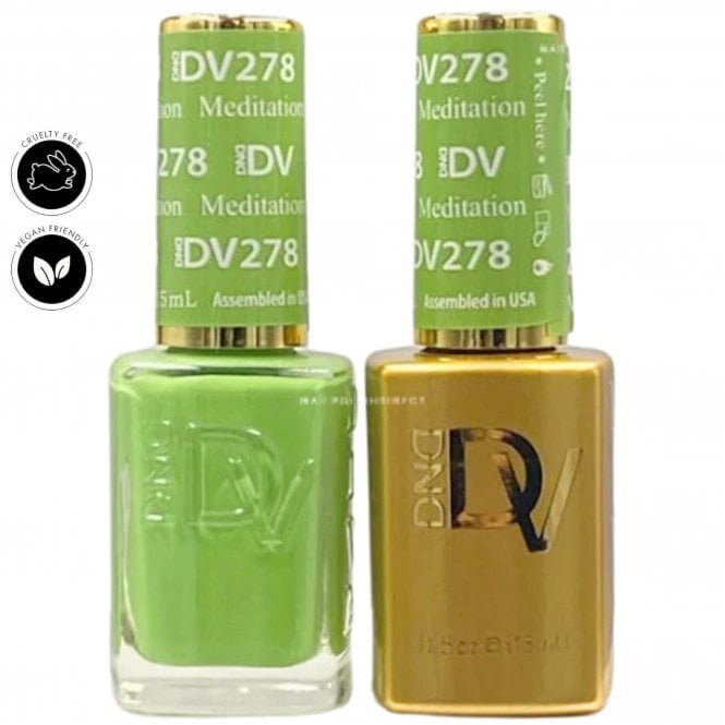 DND Diva Duo Gel & Nail Polish Set - Meditation 278 - 2 x 15ml