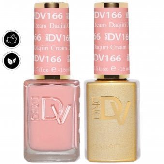 Diva Duo Gel & Nail Polish Set - Prima Donna - Daiquiri Cream 166 - 2 x 15ml