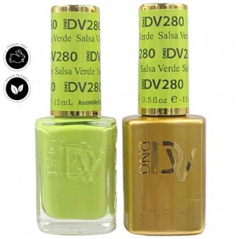 Diva Duo Gel & Nail Polish Set - Salsa Verde 280 - 2 x 15ml