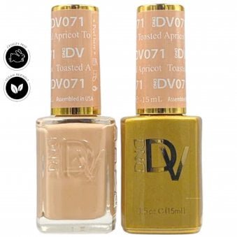 Diva Duo Gel & Nail Polish Set - Toasted Apricot 071 - 2 x 15ml