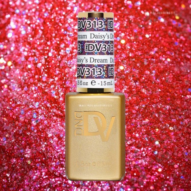 DND Diva Holographic Raise Your Glass Gel Polish Collection - 313 - Daisy’s Dream 15ml
