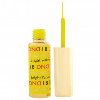 Gel Nail Art Liners - Bright Yellow 18 - 9ml
