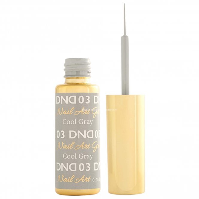 DND Gel Nail Art Liners - Cool Grey 03 - 9ml
