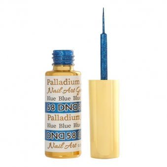 Gel Nail Art Liners - Palladium Blue 58 - 9ml