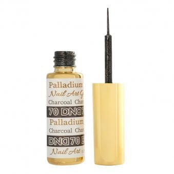 Gel Nail Art Liners - Palladium Charcoal 70 - 9ml