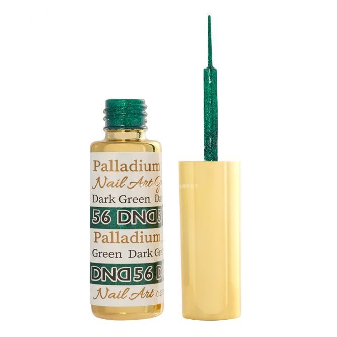 DND Gel Nail Art Liners - Palladium Dark Green 56 - 9ml