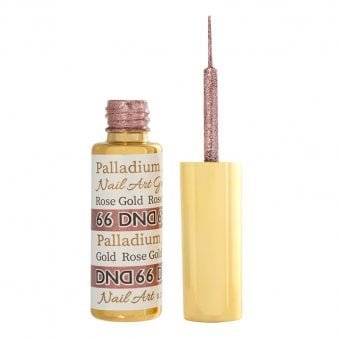 Gel Nail Art Liners - Palladium Rose Gold 66 - 9ml