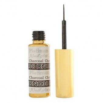 Gel Nail Art Liners - Platinum Charcoal 38 - 9ml