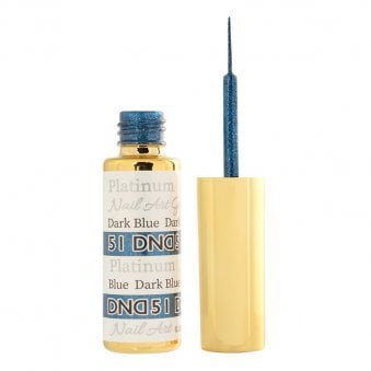 Gel Nail Art Liners - Platinum Dark Blue 51 - 9ml