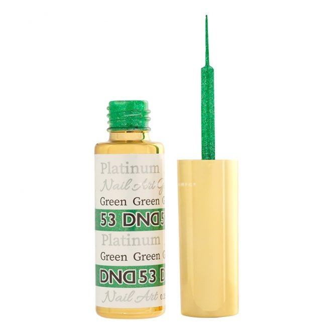 DND Gel Nail Art Liners - Platinum Green 53 - 9ml
