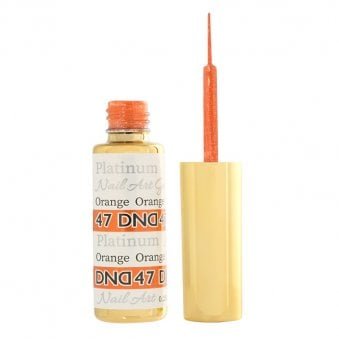 Gel Nail Art Liners - Platinum Orange 47 - 9ml