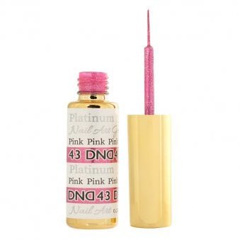 Gel Nail Art Liners - Platinum Pink 43 - 9ml