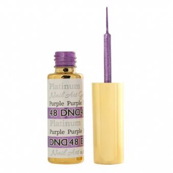 Gel Nail Art Liners - Platinum Purple 48 - 9ml