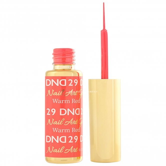 DND Gel Nail Art Liners - Warm Red 29 - 9ml