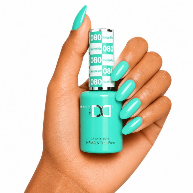 DND HEMA & TPO Free Gel Polish 15ml - Bewilder-Mint 080