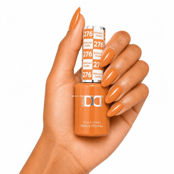 DND HEMA & TPO Free Gel Polish 15ml - Butterscotch Freckles 276
