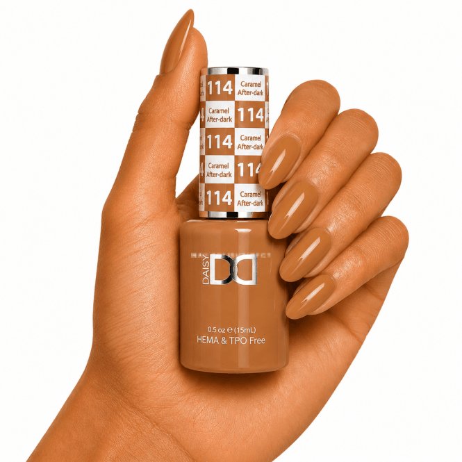 DND HEMA & TPO Free Gel Polish 15ml - Caramel Afterdark 114