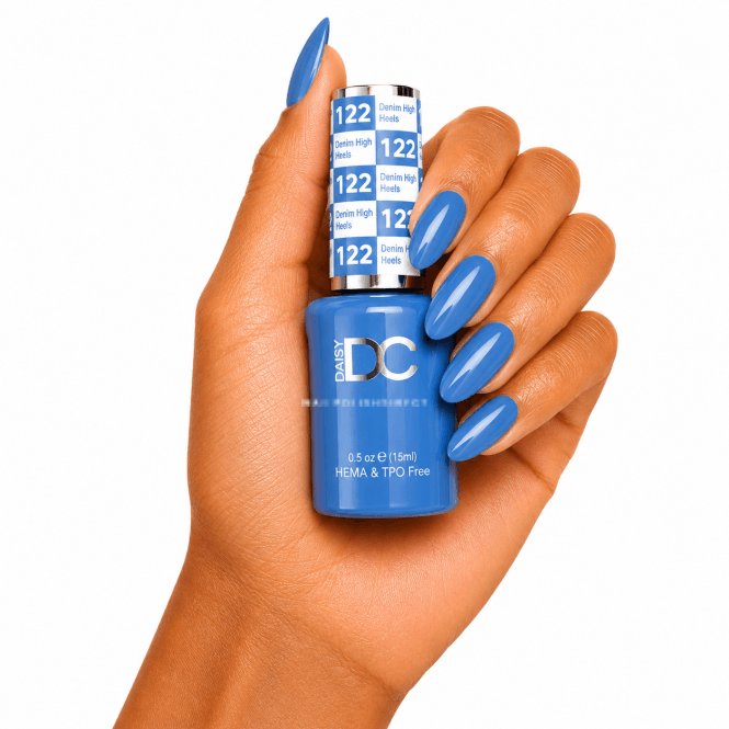 DND HEMA & TPO Free Gel Polish 15ml - Denim High Heels 122