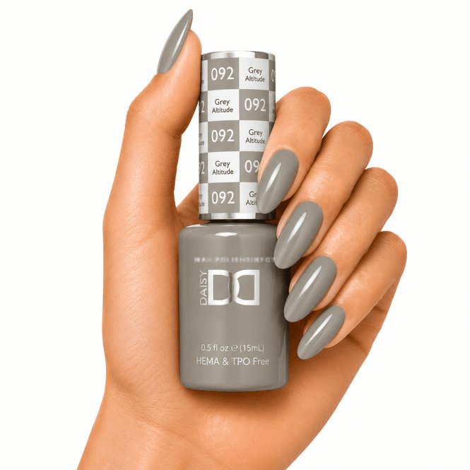 DND HEMA & TPO Free Gel Polish 15ml - Grey Altitude 092