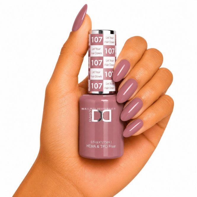 DND HEMA & TPO Free Gel Polish 15ml - Let Your Hair Down 107