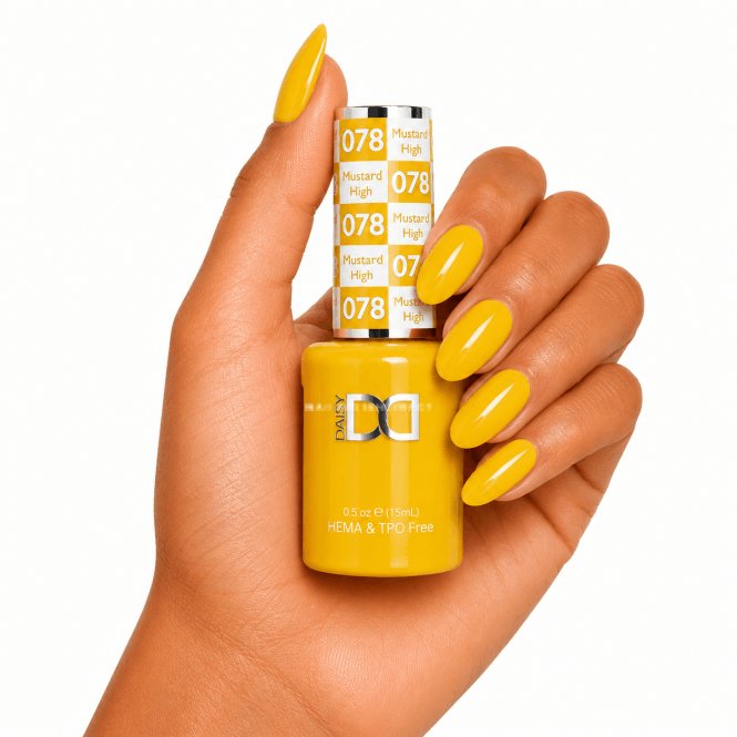 DND HEMA & TPO Free Gel Polish 15ml - Mustard High 078