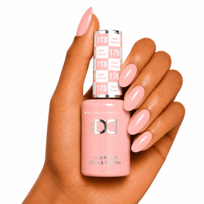 DND HEMA & TPO Free Gel Polish 15ml - Peach Turnover 178