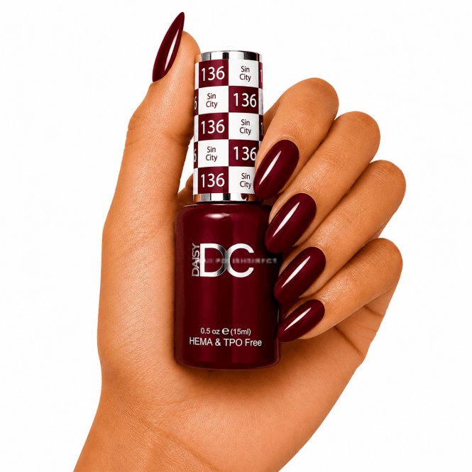 DND HEMA & TPO Free Gel Polish 15ml - Sin City 136