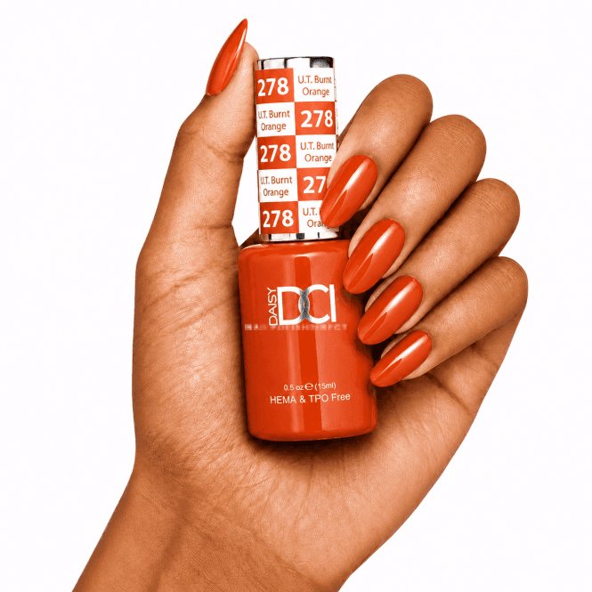 DND HEMA & TPO Free Gel Polish 15ml - U.T. Burnt Orange 278