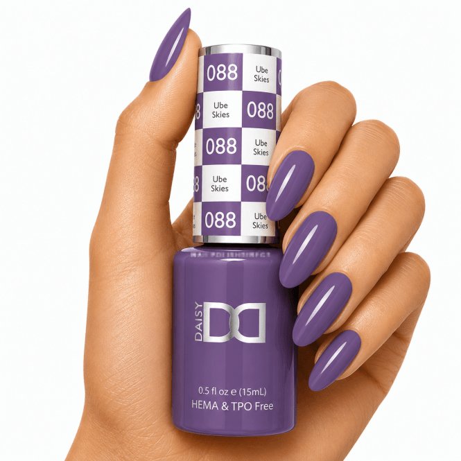 DND HEMA & TPO Free Gel Polish 15ml - Ube Skies 088