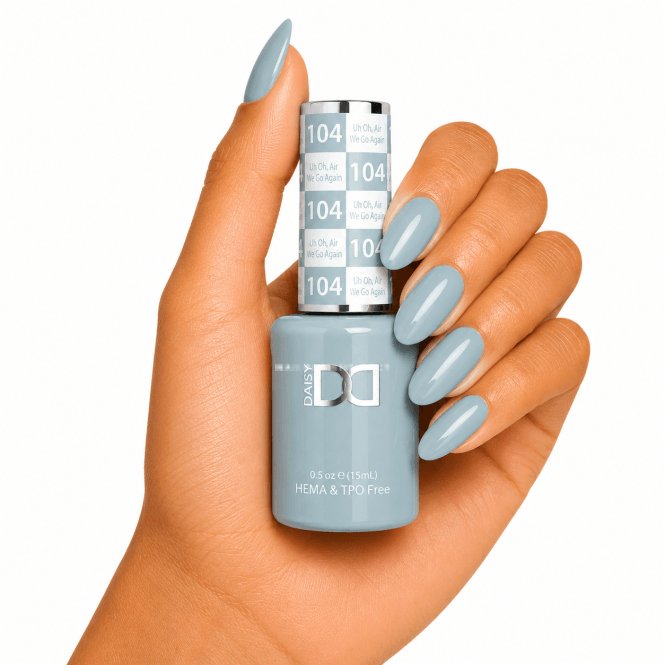 DND HEMA & TPO Free Gel Polish 15ml - Uh Oh Air We Go Again 104