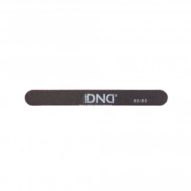 DND Professional Straight Nail File - Japanese Sand Paper Black  - 80/80 Grit