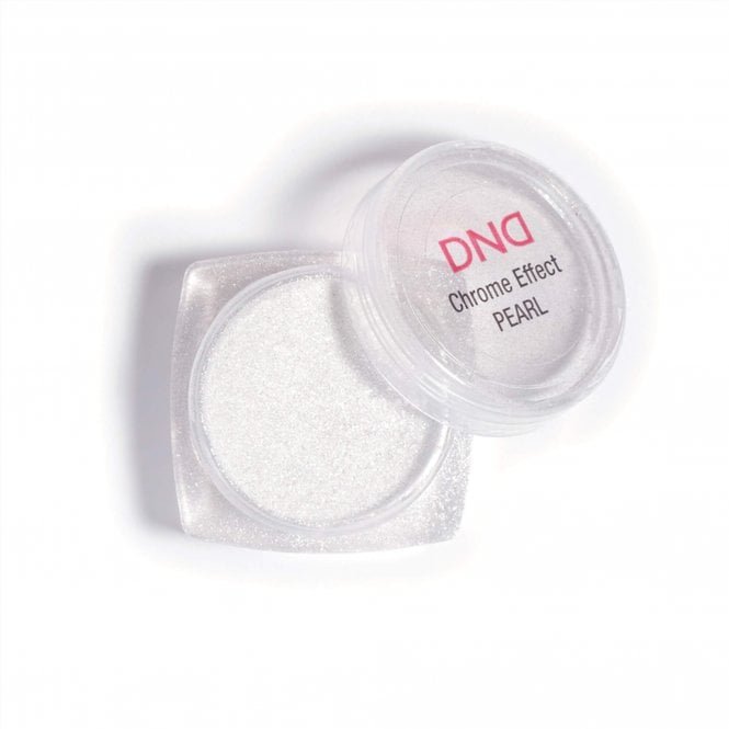 DND Rub On Chrome Effect Nail Powder - White Pearl 01 1g