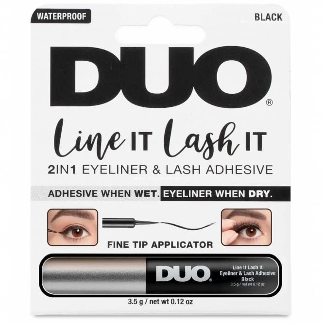 DUO Line It Lash It 2-in-1 Eyeliner & False Eyelash Adhesive - Black 3.5g (66949INT)