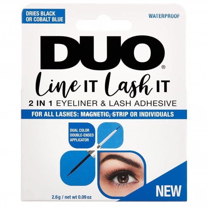 DUO Line It Lash It 2-in-1 Eyeliner & False Eyelash Adhesive - Black & Blue 2.6g (64163INT)