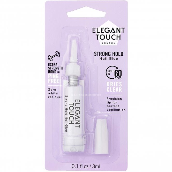Elegant Touch Firm Hold Ultra Strong Bond Nail Glue - Clear 3g (17SH)