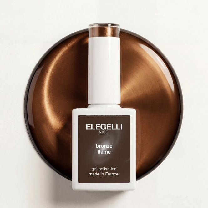 Elegelli HEMA & TPO Free Cat Eyes Gel Polish - Bronze Flame 10ml