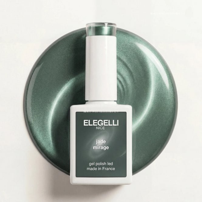 Elegelli HEMA & TPO Free Cat Eyes Gel Polish - Jade Mirage 10ml